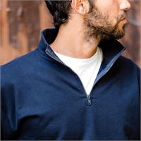 FELPA MEZZA ZIP MADE in ITALY